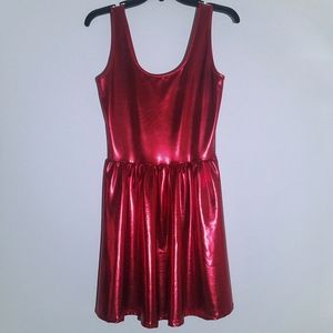 Route 3 Shiny Red Dress